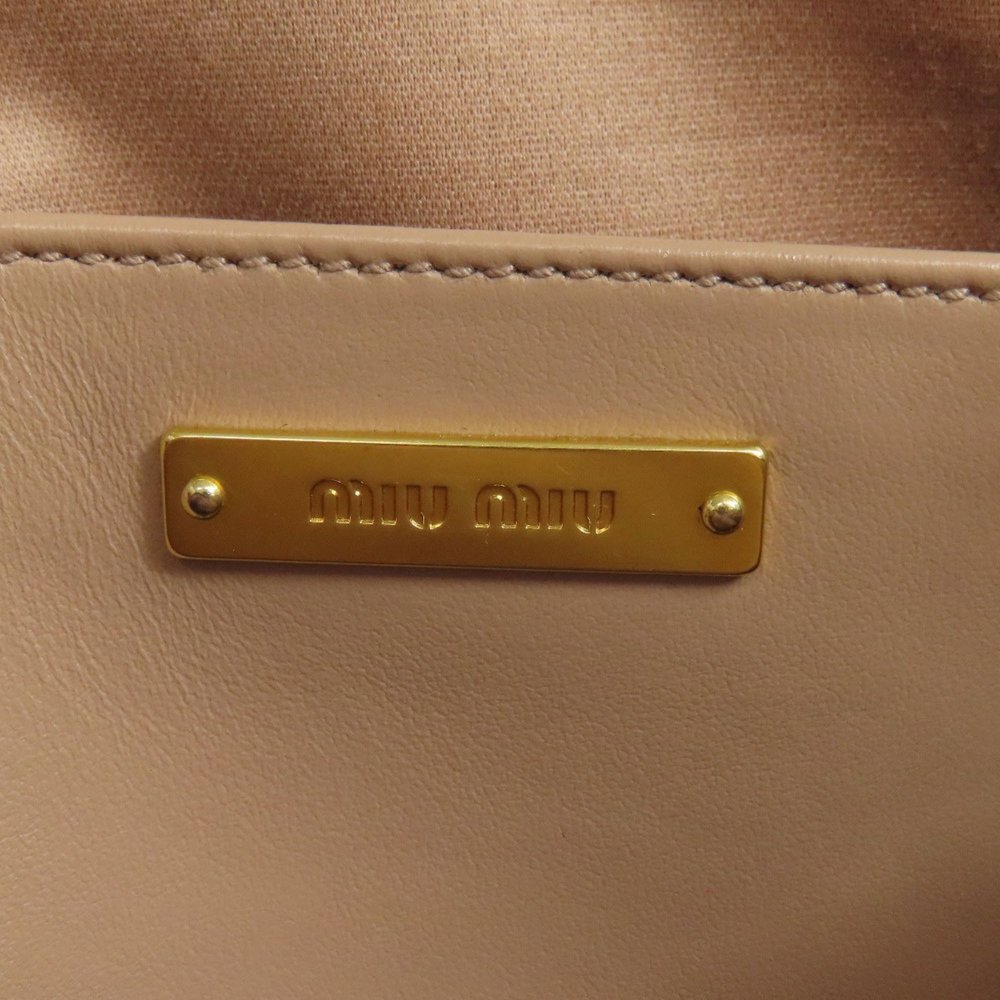 MIU MIU Pink Leather Shoulder Bag - Picture 6 of 11